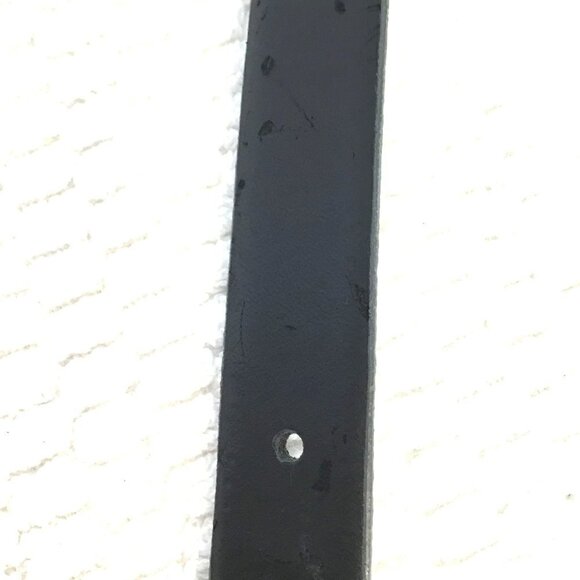 The Ritz Accessory Collection Belt Charcoal Gray Silver Buckle Women's Large - Picture 8 of 8